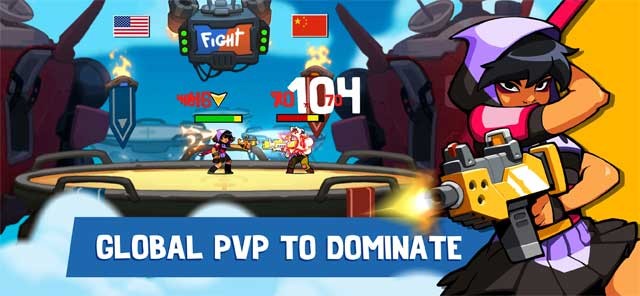 Tham gia đấu trường PvP sôi động, đối đầu với người chơi khác trên toàn cầu