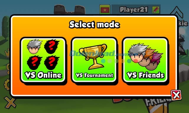 Chế độ chơi nhiều người trong Bomber Friends