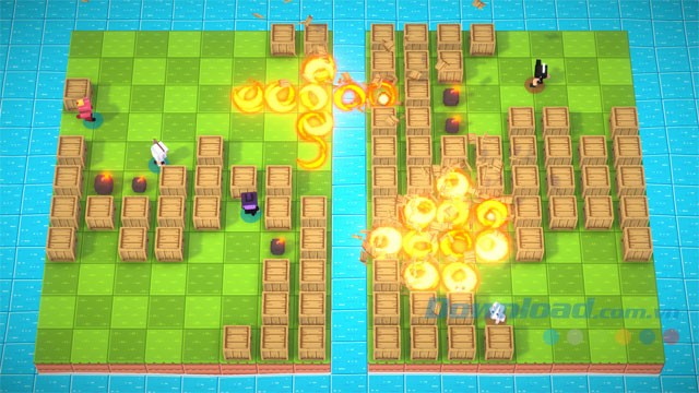 Phá hủy các thùng gỗ