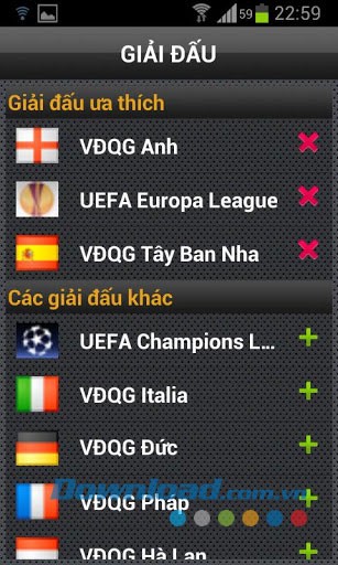 Bóng đá livescore for Android