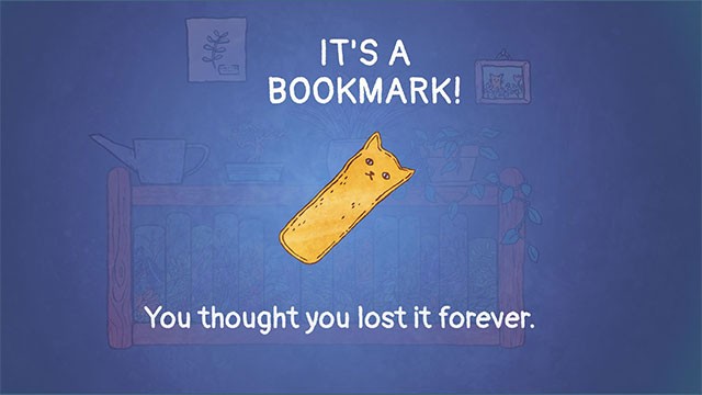 Thu thập bookmark đáng yêu để hoàn thành các nhiệm vụ phụ và mini-game trong Books in Wrong Places