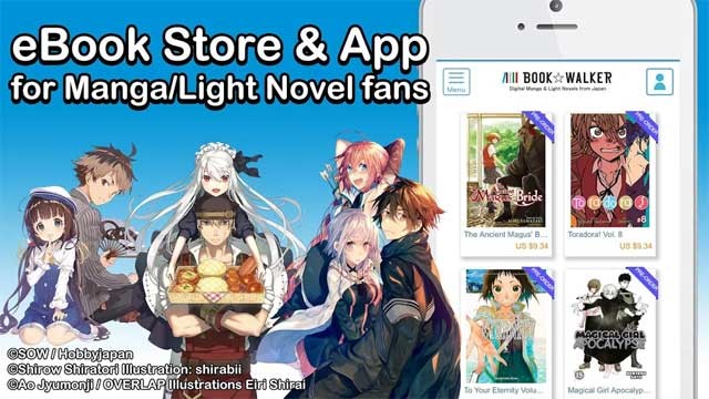 Ứng dụng lý tưởng cho những người yêu thích manga và light novel Nhật Bản