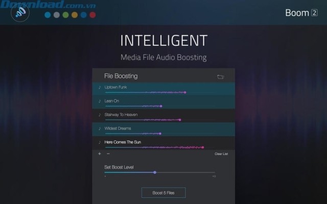 giao diện trực quan, dễ nhìn