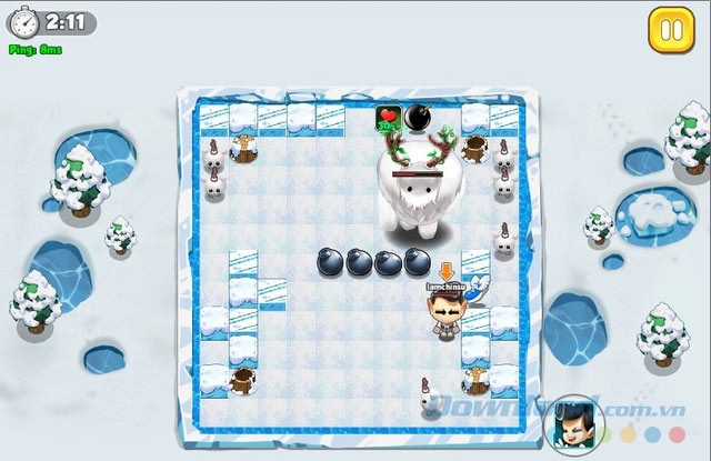 Chơi game Boom Bá Online