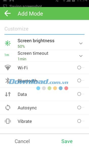 Tùy biến các Mode trong Booster