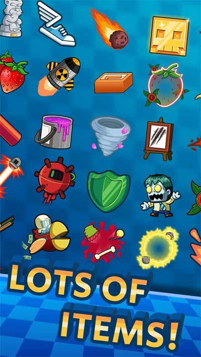 Sử dụng nhiều vật phẩm khác nhau để loại bỏ đối thủ