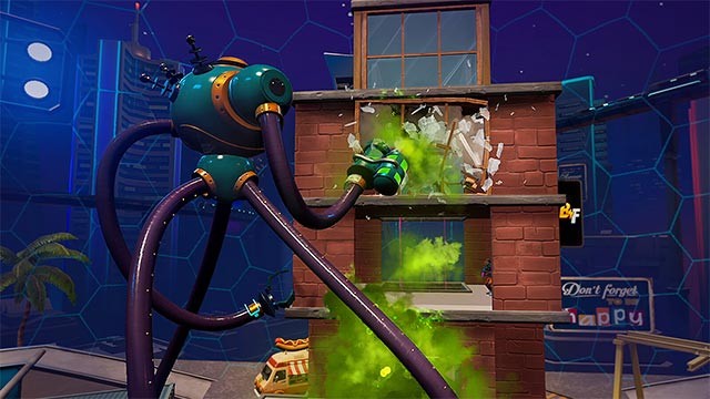 Phá hủy các tòa nhà, thu thập chiến lợi phẩm và hoàn thành nhiệm vụ trong Boss Fighters Free