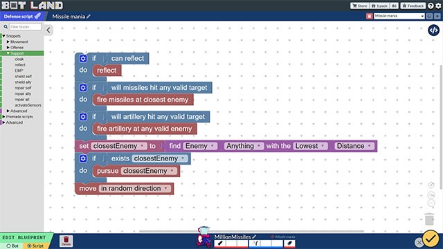 Điều khiển bot bằng tập lệnh trực tiếp hoặc mã lệnh