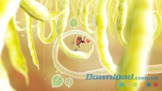 Thiết kế đồ họa đa màu sắc tuyệt đẹp chỉ có ở Botanicula cho iOS