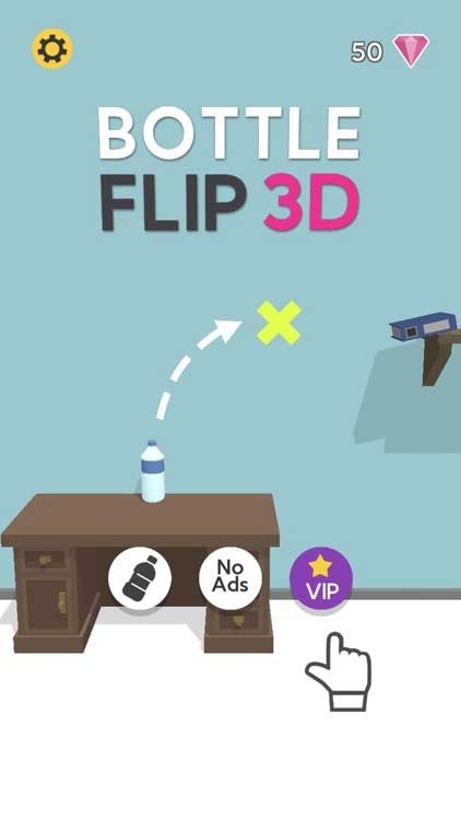 Game lật chai nước siêu thách thức - Bottle Flip 3D