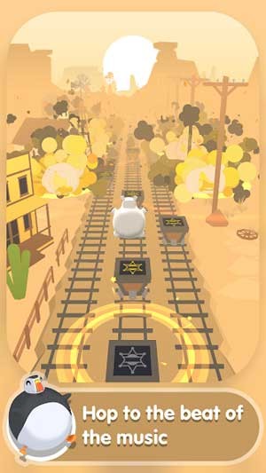 Nhảy lên các vật thể theo nhịp điệu âm nhạc