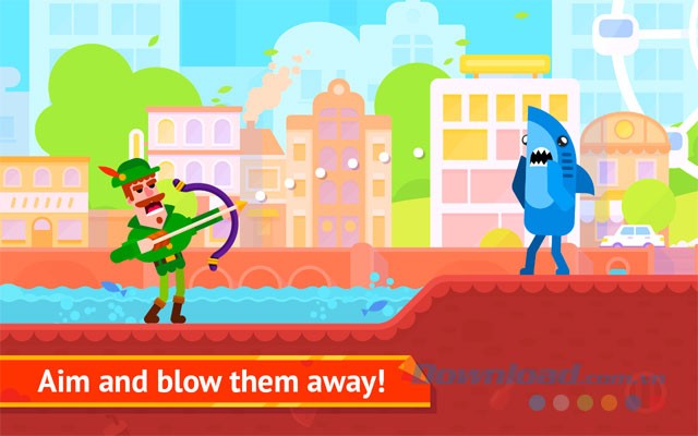 Game bắn súng tọa độ Bowmasters