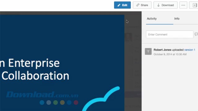 Chỉnh sửa trong Box Edit