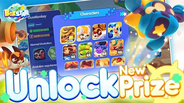 Chiến đấu để thăng cấp cho quái vật và kiếm được các Box mới mạnh hơn