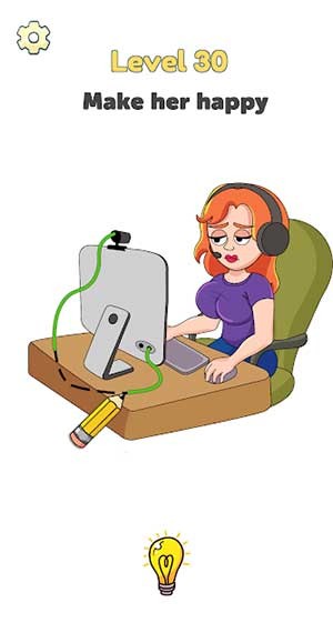 vẽ các nét phù hợp để giải đố