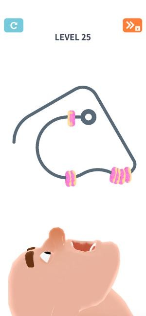 Giúp anh chàng lười ăn bánh Donut