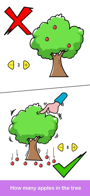 Đếm số quả táo trên cây
