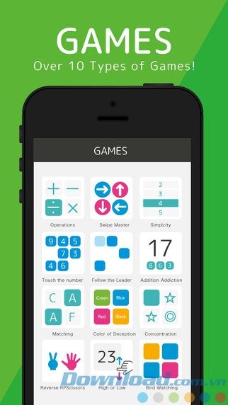 Hơn 10 loại trò chơi