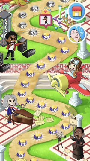 Vô số level khác nhau