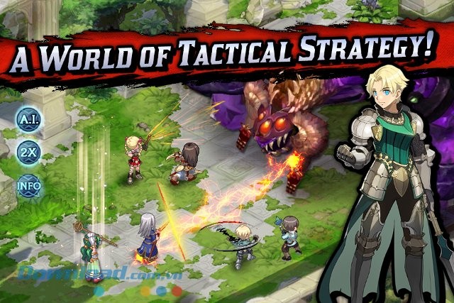 Brave Brigade: Hero Summoner đậm chất chiến thuật