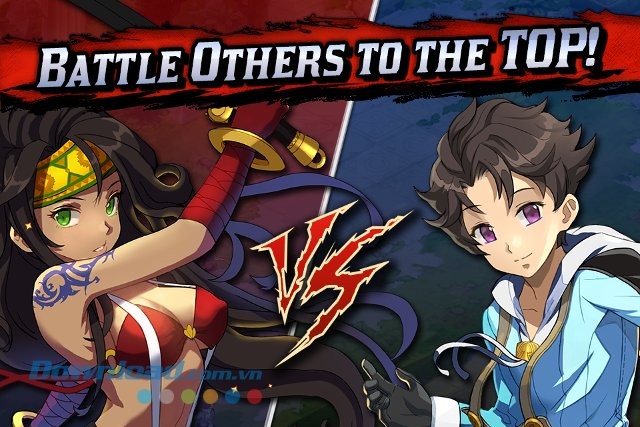 Đánh bại những người chơi khác trong game Brave Brigade: Hero Summoner