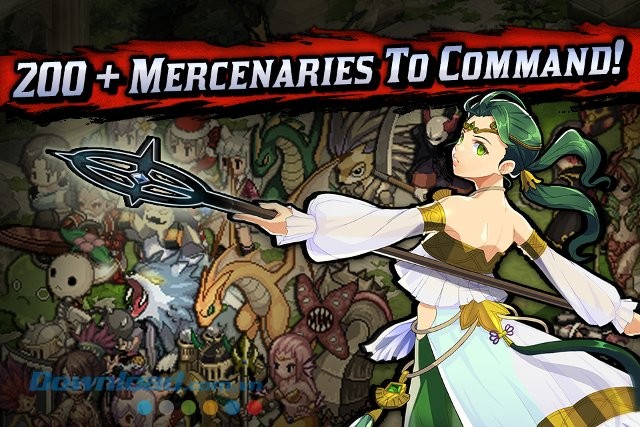 Hơn 200 lính đánh thuê trong game Brave Brigade: Hero Summoner