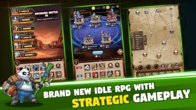 Gameplay chiến thuật idle mới