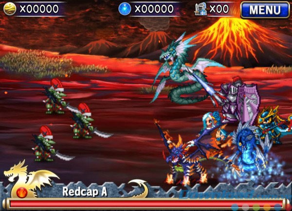 Giao diện game Brave Frontier