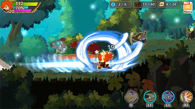 Tạo ra các combo khác nhau bằng cách sử dụng khả năng đặc biệt