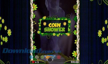 Ăn bóng bonus trong Coin Shower