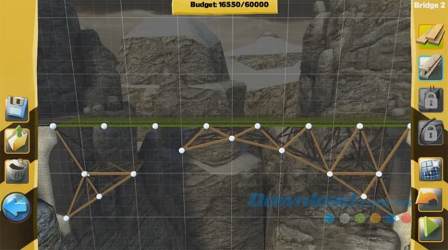 Game xây cầu qua sông Bridge Constructor