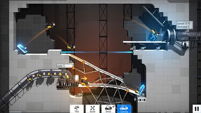 Game xây cầu Bridge Constructor Portal