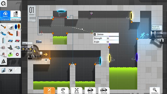 Bridge Constructor Portal bổ sung một số tính năng quan trọng để đơn giản hóa gameplay