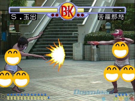 Tấn công trong game Brief Karate Foolish