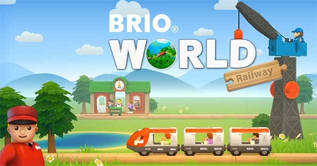 Xây dựng hệ thống đường sắt của riêng bé trong game BRIO World - Railway cho Android