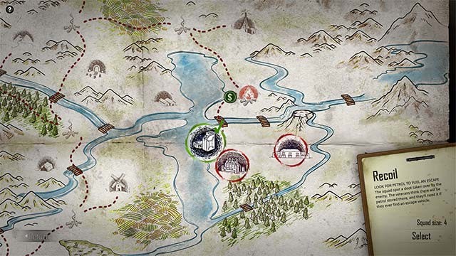 Bản đồ game Broken Lines