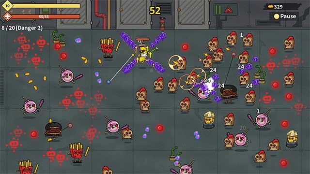 Sử dụng chiến thuật và kỹ năng để đối đầu làn sóng quái vật không ngừng nghỉ