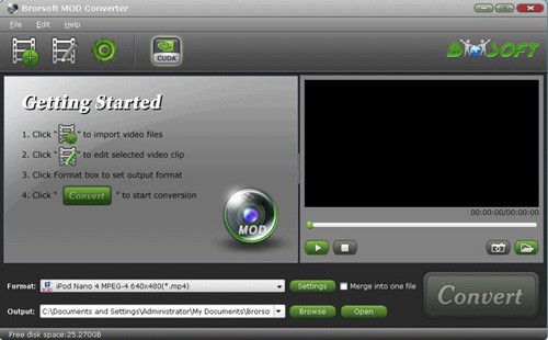 Brorsoft MOD Converter