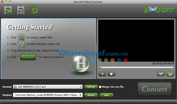 Brorsoft Video Converter for Mac