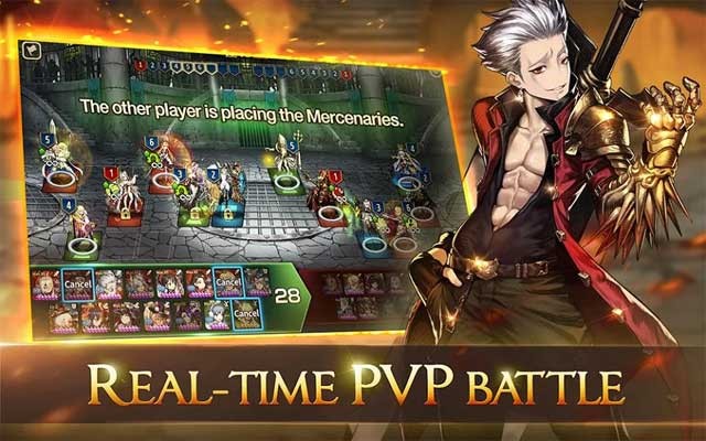 Tham gia vào các trận chiến PvP thời gian thực hoành tráng