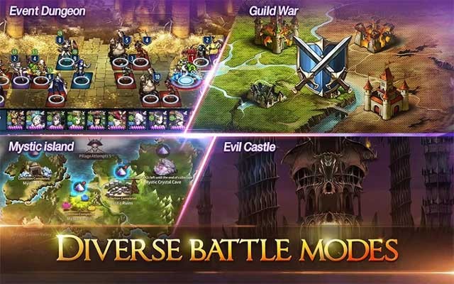 Brown Dust for Android có nhiều chế độ chơi đa dạng