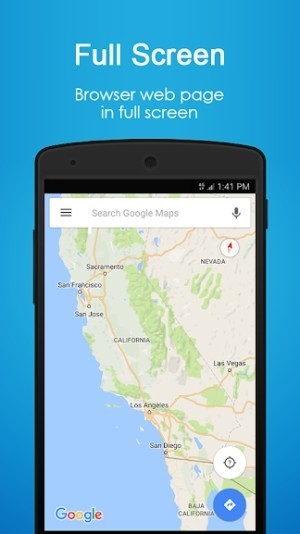 Hỗ trợ duyệt web toàn màn hình