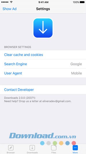 Cài đặt ứng dụng Browser and File Manager for Documents cho iOS