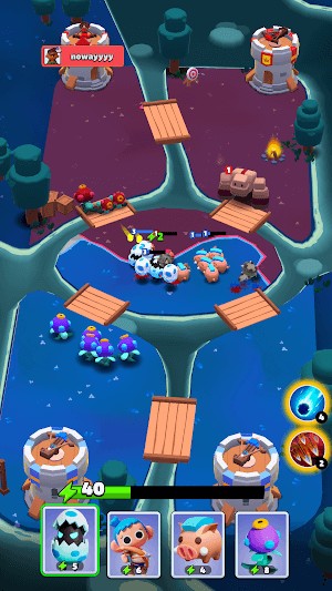 Chọn quân đội của bạn một cách chiến lược để tham gia vào trận chiến