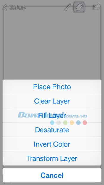 Thiết lập kiểu vẽ tranh