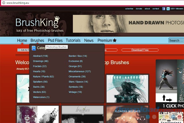 Danh mục trên BrushKing