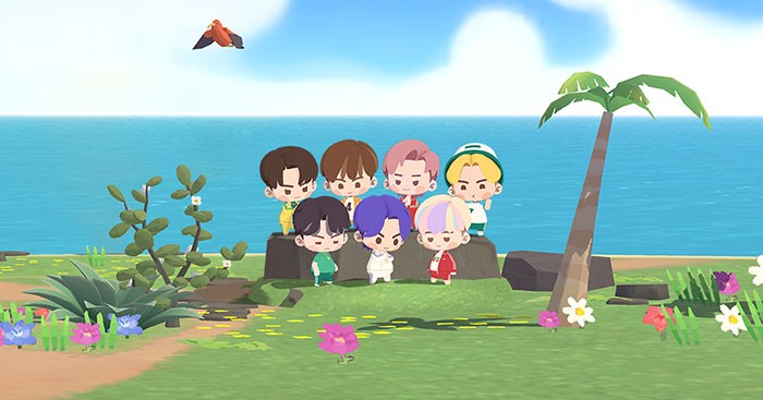 BTS Island: In the SEOM là game giải đố đồ họa chibi dễ thương