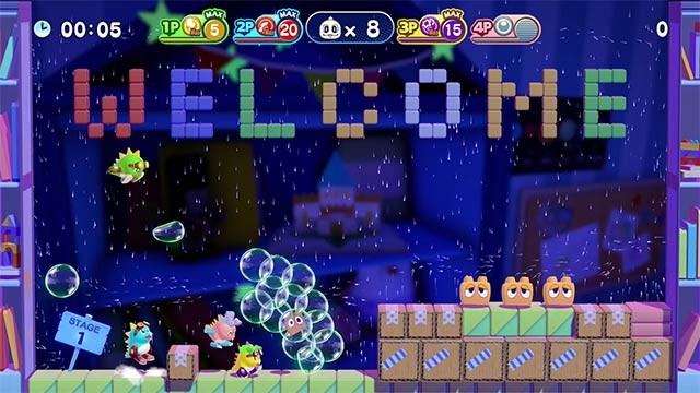 Lựa chọn chế độ chơi từ dễ đến khó dành cho nhóm 4 người