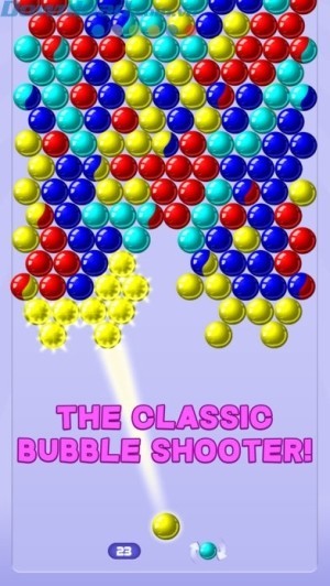 Game bắn bong bóng cổ điển cho iOS