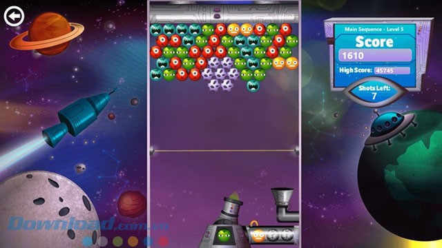 Bắn bóng trong không gian